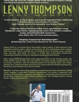Lenny Thompson: Lady Mantis (Autographed Hardcover Back Cover)