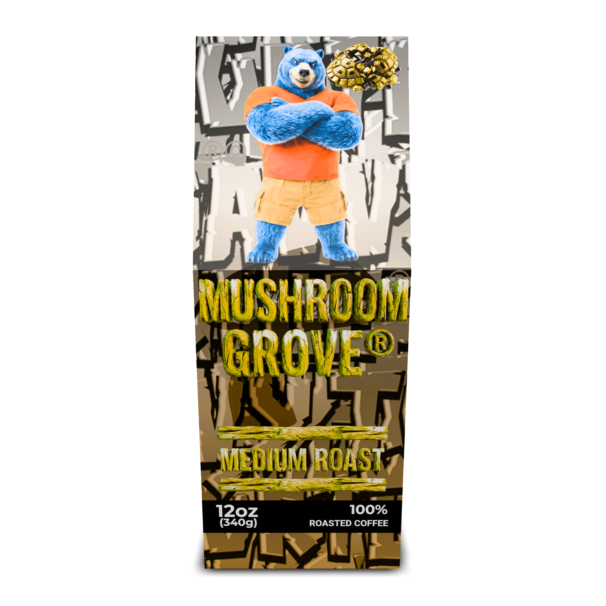 Tap the Quiet Power. Savvy Turtle® Mushroom Grove Ground: sustained energy, sharp focus, no jitters. Sharpen your inner forest. Flow without falter.