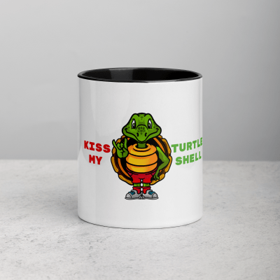 Savvy Turtle® KISS MY TURTLE SHELL Black