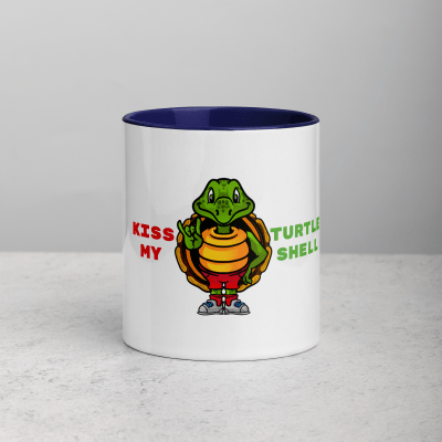 Savvy Turtle® KISS MY TURTLE SHELL Dark Blue