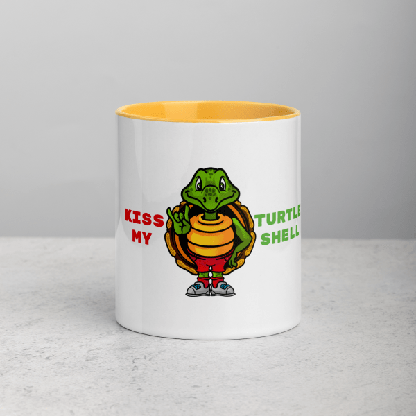 Savvy Turtle® KISS MY TURTLE SHELL Golden Yellow