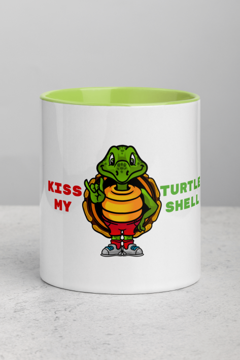 Savvy Turtle® KISS MY TURTLE SHELL Green