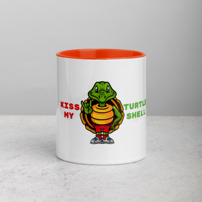 Savvy Turtle® KISS MY TURTLE SHELL Orange