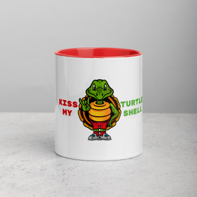 Savvy Turtle® KISS MY TURTLE SHELL Red