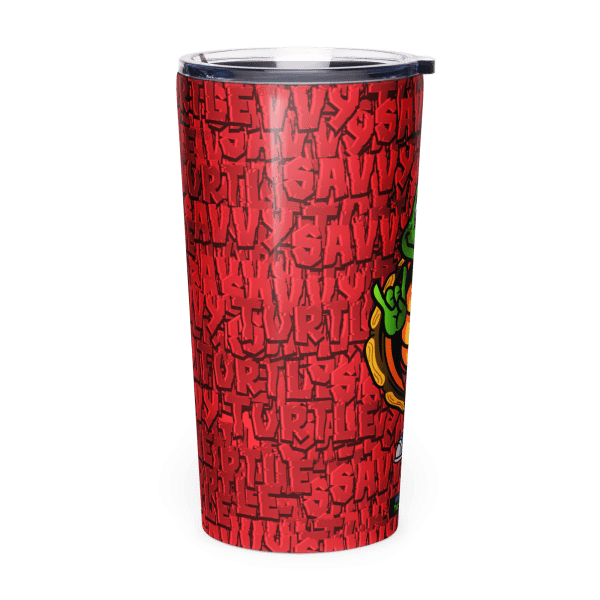 Savvy Turtle® Rock On Tumbler Red