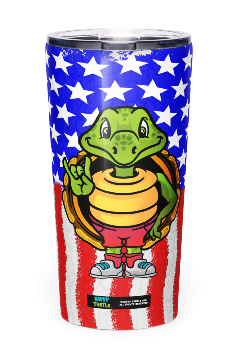 Savvy Turtle® Rock On Tumbler American Speshell
