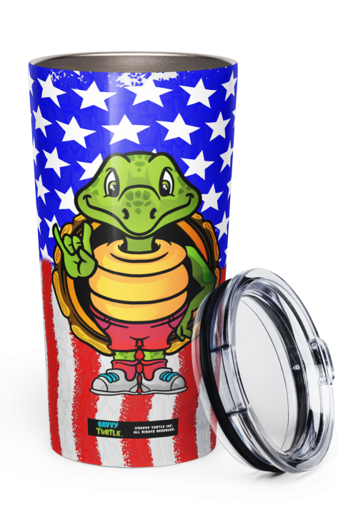 Savvy Turtle® Rock On Tumbler American Speshell