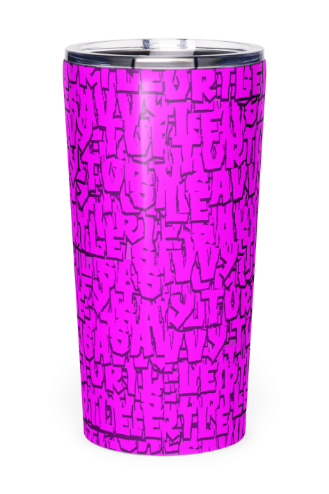 Savvy Turtle® Rock On Tumbler Pink