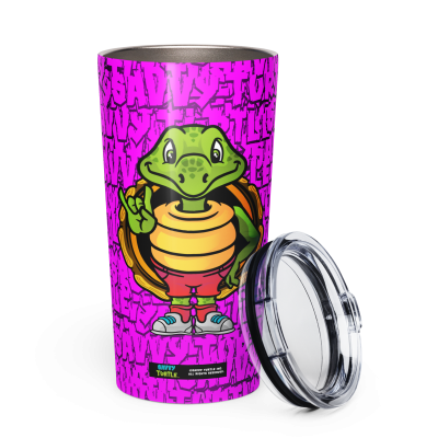 Savvy Turtle® Rock On Tumbler Pink