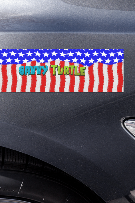 Savvy Turtle® American Speshell Auto Magnet