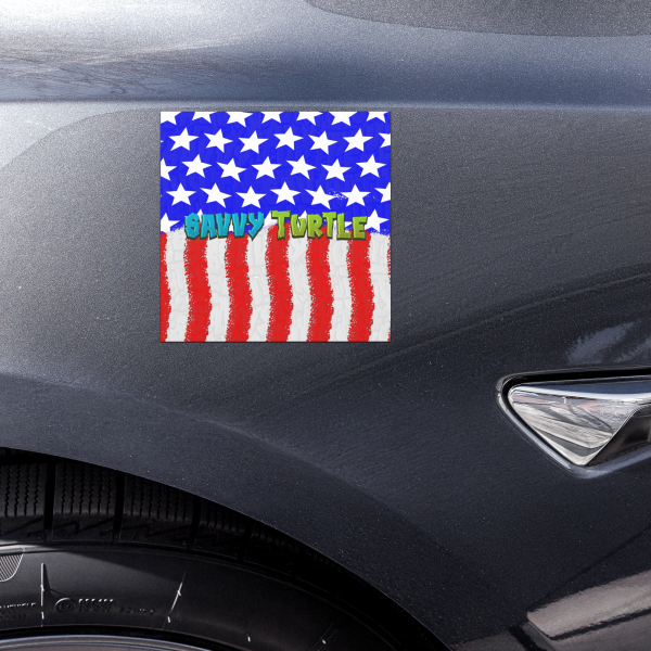 Savvy Turtle® American Speshell Auto Magnet