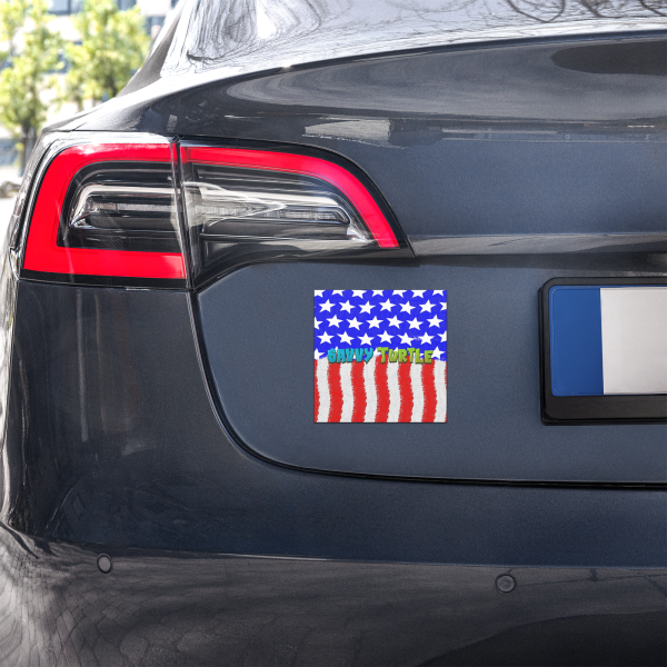 Savvy Turtle® American Speshell Auto Magnet