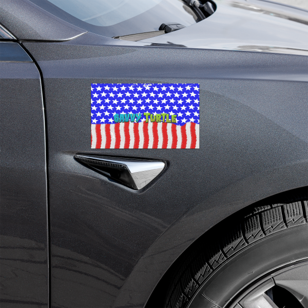 Savvy Turtle® American Speshell Auto Magnet