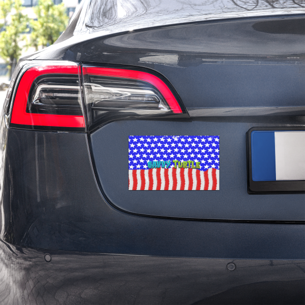 Savvy Turtle® American Speshell Auto Magnet