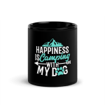 Happiness Is Camping With My Dog Coffee Mug