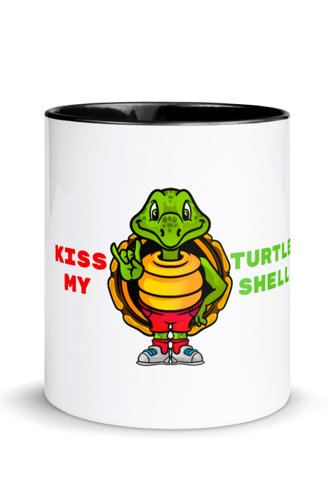 Savvy Turtle® KISS MY TURTLE SHELL Black