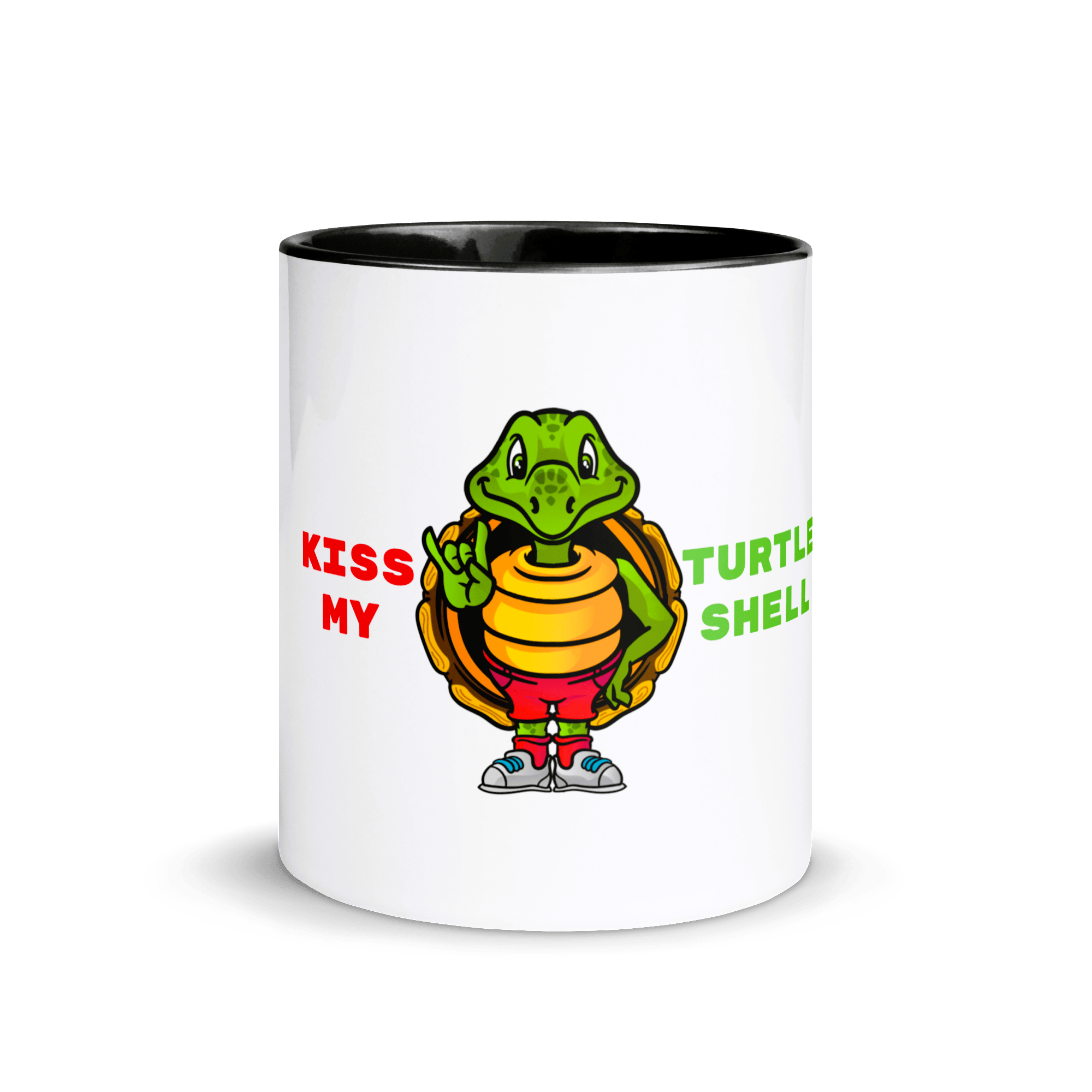 Savvy Turtle® KISS MY TURTLE SHELL Black