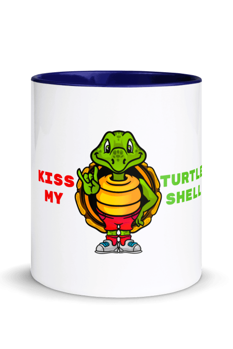 Savvy Turtle® KISS MY TURTLE SHELL Dark Blue