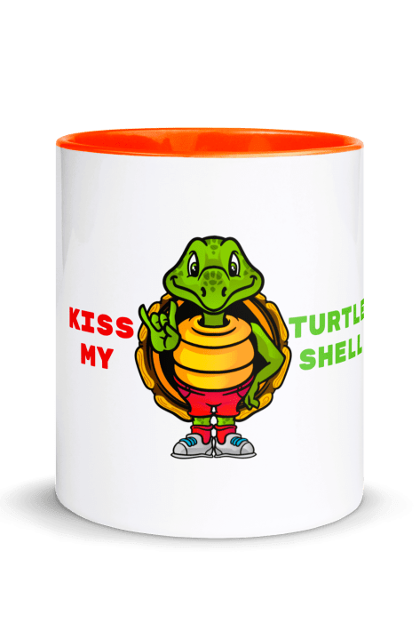 Savvy Turtle® KISS MY TURTLE SHELL Orange
