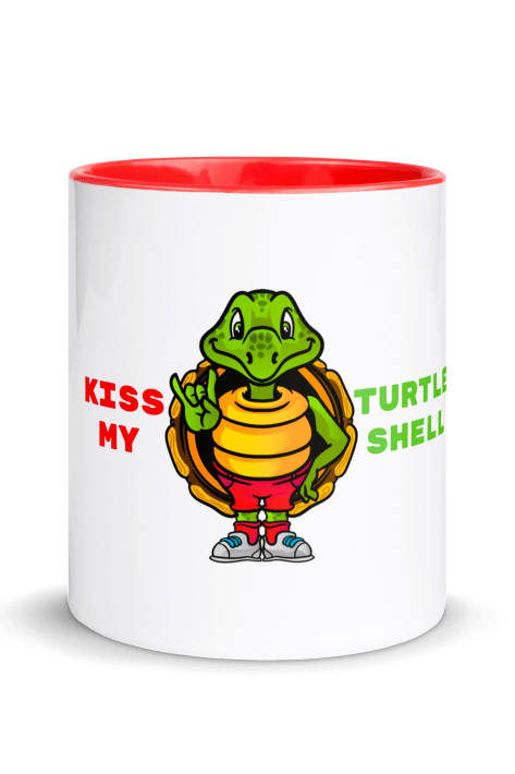 Savvy Turtle® KISS MY TURTLE SHELL Red