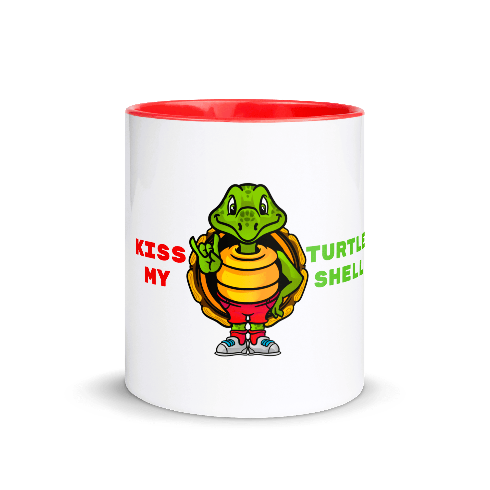 Savvy Turtle® KISS MY TURTLE SHELL Red