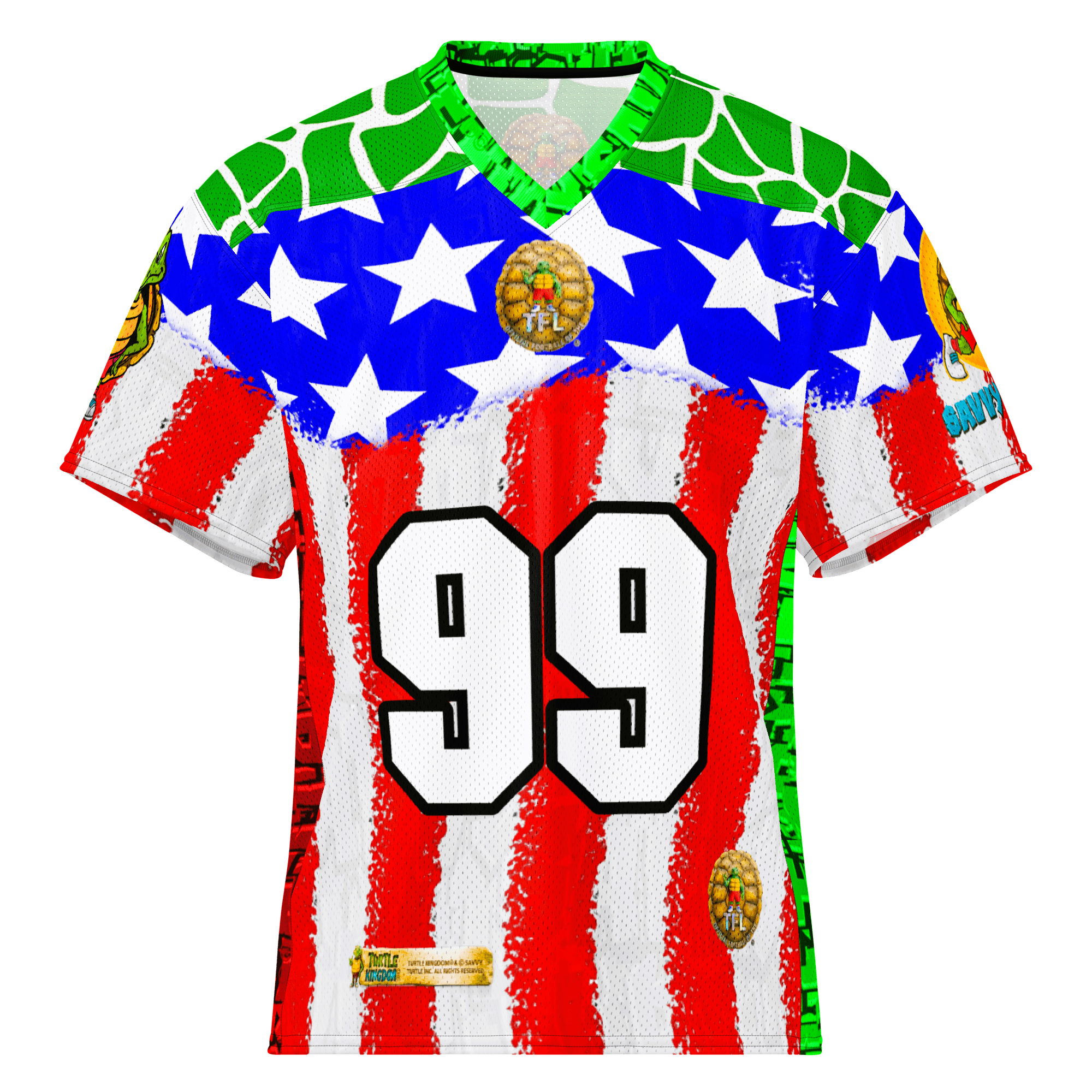 Savvy Turtle Official TFL® Football Jersey - Savvy #99
