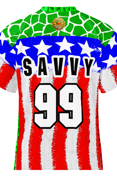 Savvy Turtle Official TFL® Football Jersey - Savvy #99
