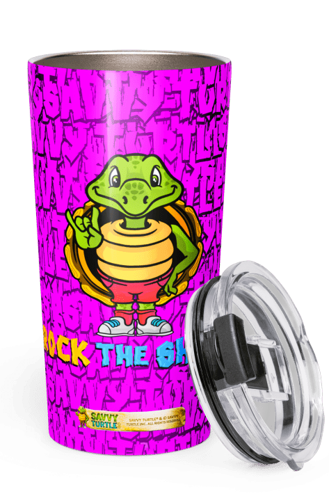 Savvy Turtle® Rock On® Pink Tumbler