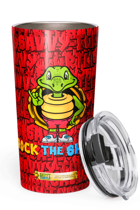 Savvy Turtle® Rock On® Red Tumbler