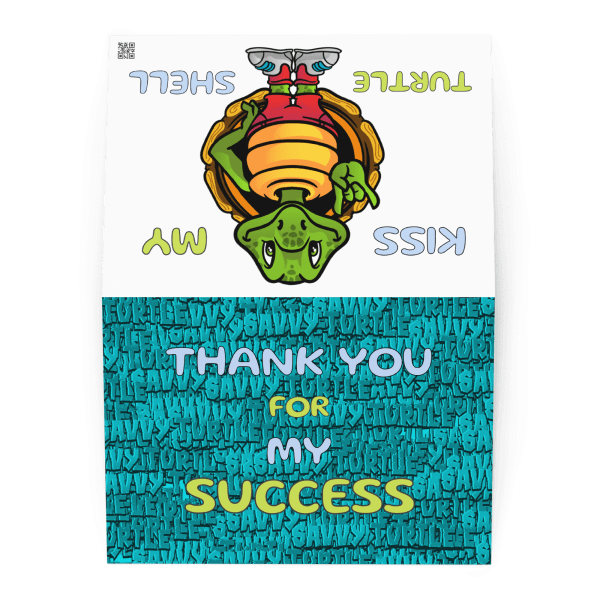 Savvy Turtle® Thank You Card