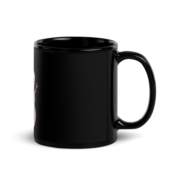 Baseball Snowman Coffee Mug