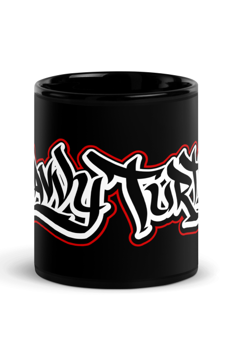 Savvy Turtle Graffiti Coffee Mug