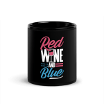 Red Wine And Blue Coffee Mug