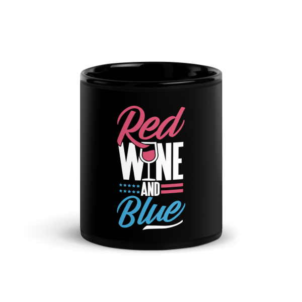 Red Wine And Blue Coffee Mug