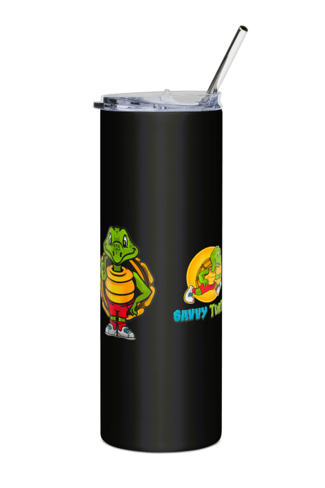 Savvy Turtle® Rock The Shell® Black Ice Tumbler