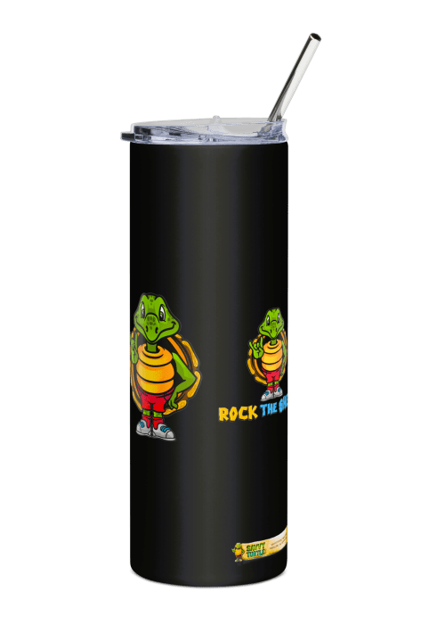 Savvy Turtle® Rock The Shell® Black Ice Tumbler
