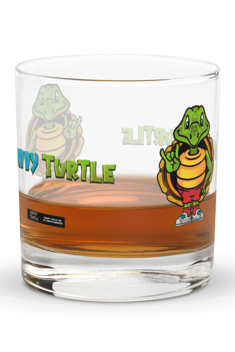 Savvy Turtle® Rock The Shell Bourbon Glass