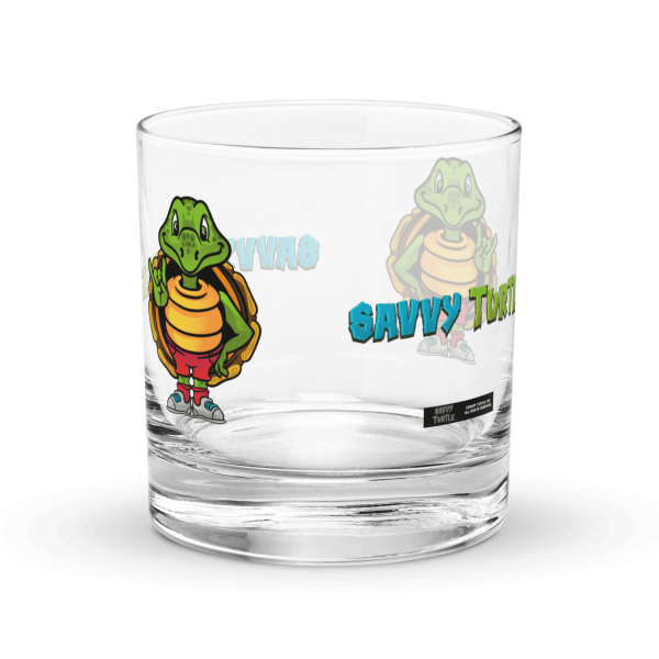 Savvy Turtle® Rock The Shell Bourbon Glass