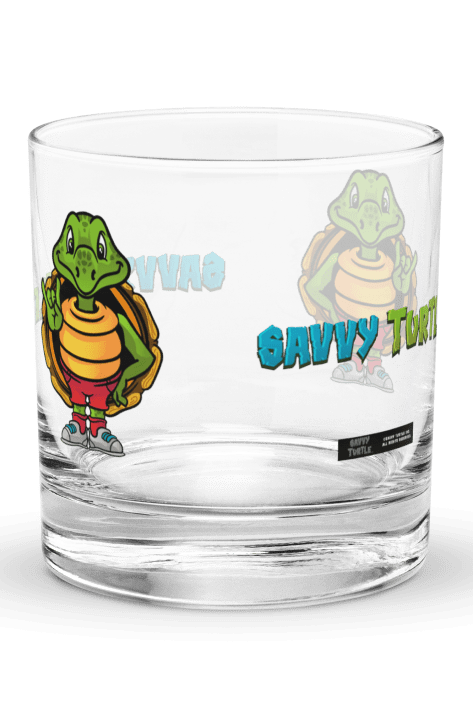 Savvy Turtle® Rock The Shell® Bourbon Glass