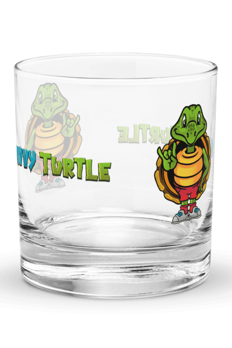 Savvy Turtle® Rock The Shell® Bourbon Glass