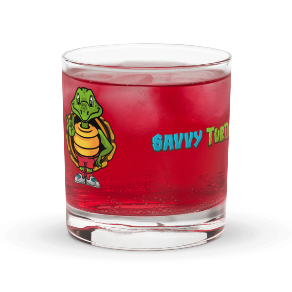 Savvy Turtle® Rock The Shell Bourbon Glass