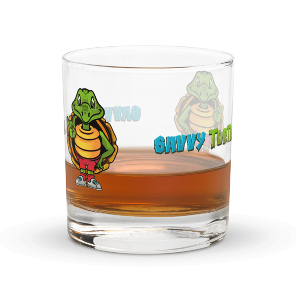 Savvy Turtle® Rock The Shell Bourbon Glass