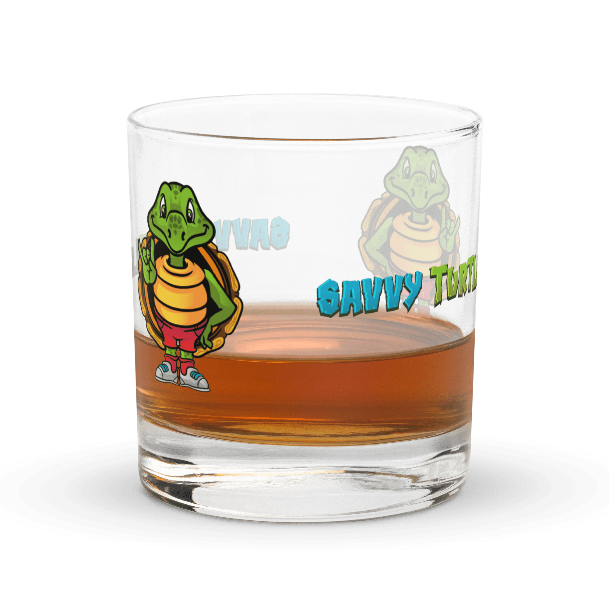 Savvy Turtle® Rock The Shell Bourbon Glass
