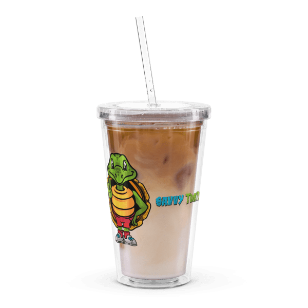 Savvy Turtle® Rock The Shell Clear Plastic Tumbler