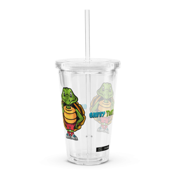 Savvy Turtle® Rock The Shell Clear Plastic Tumbler