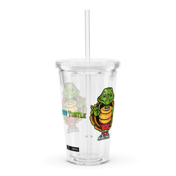 Savvy Turtle® Rock The Shell Clear Plastic Tumbler