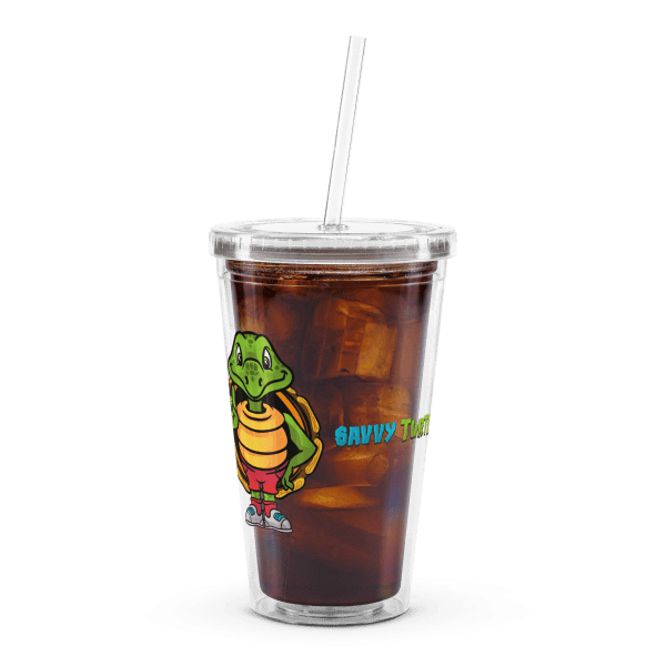 Savvy Turtle® Rock The Shell Clear Plastic Tumbler