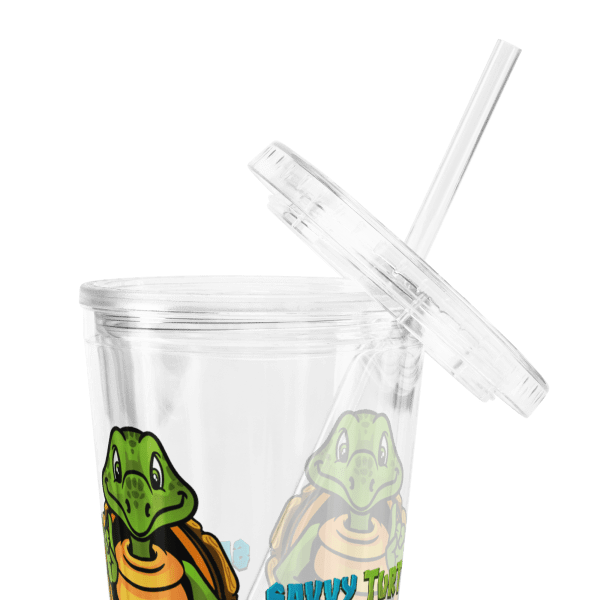 Savvy Turtle® Rock The Shell Clear Plastic Tumbler