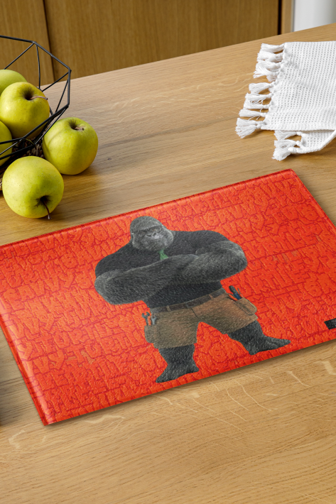 Turtle Kingdom® Webster® Glass Cutting Board