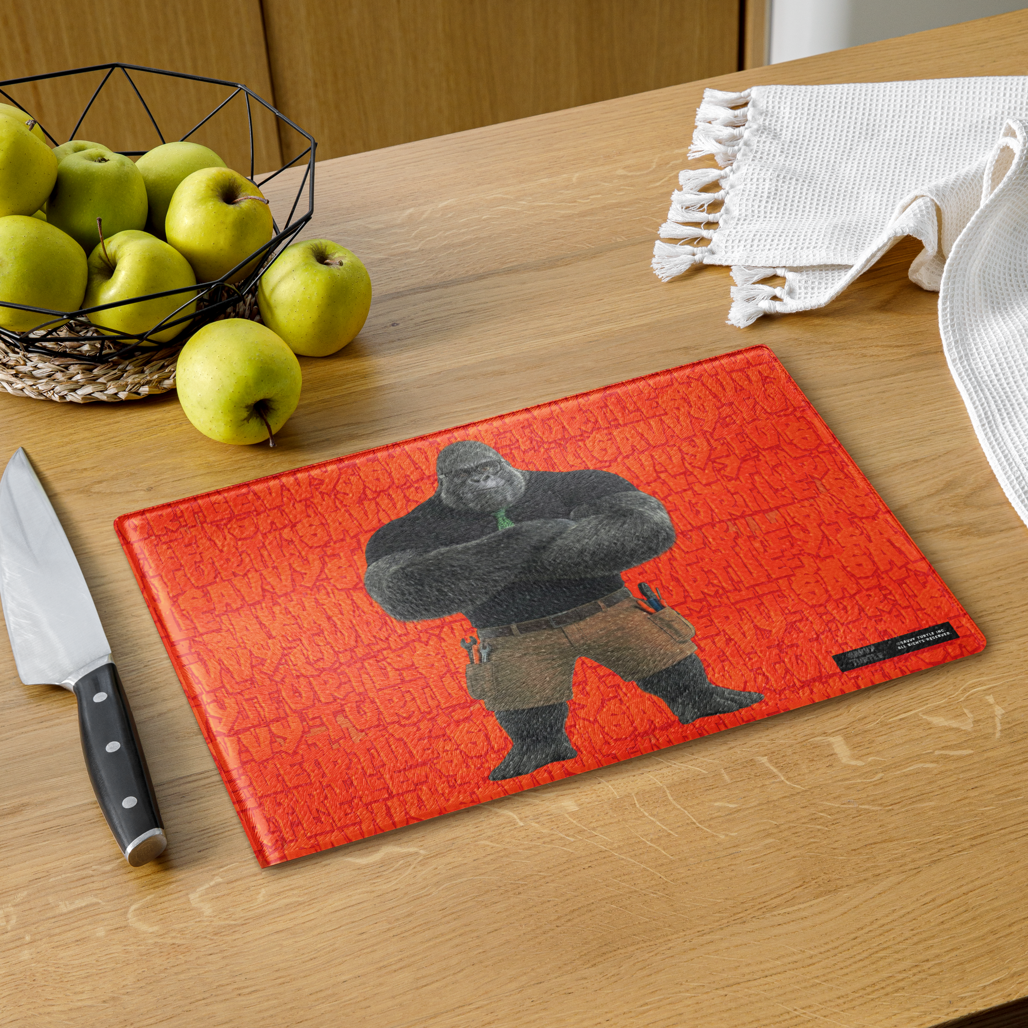 Turtle Kingdom® Webster® Glass Cutting Board